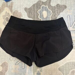 Women's Black Athletic Shorts